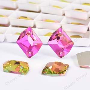 Strass à coudre en verre 5A de haute qualité, forme cosmique, toutes tailles, couleur cristal AB, pour vêtements et DIY, de l'usine Oleeya - Product Image 6