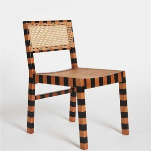 Sedia da pranzo moderna in legno, - Product Image 2