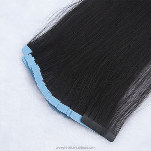 Extensions de cheveux humains en ruban adhésif Yuanzhen, cheveux humains russes naturels, cuticule complète, super double trame, Remy - Product Image 4