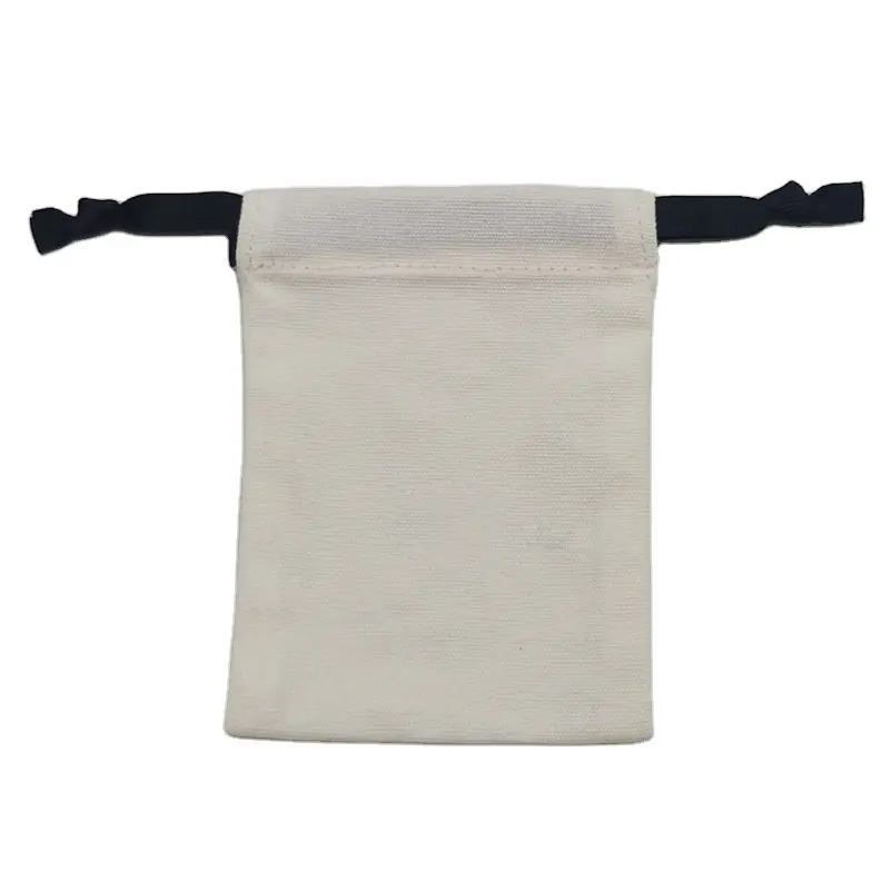 Petits sacs à cordon avec logo personnalisé sac fourre-tout en toile de coton