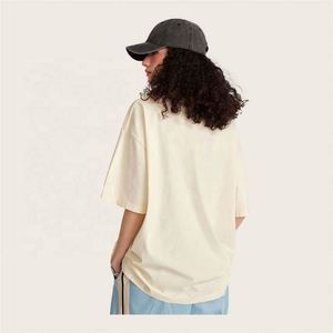 Designer Printed Customizable 100% Cotton Knitted Heavy Weight Oversize High Street Wear T-<b>Shirt</b> for Men with Drop Shoulder - Product Image 4