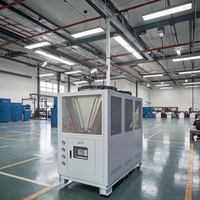 Refroidisseur d'air industriel de 100 tonnes Climatiseur refroidi par air de 50kW
