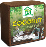 Palettes de balles comprimées en fibre de coco coque de coco coco bloc brique tourbe de coco