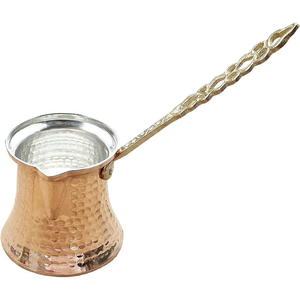 2025 nuova caffettiera fatta a mano caffettiera turca macchina anatolica martellata tazza da caffè Kervan - Product Image 2