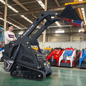 Derette V1000 Mini-Kompakt lader mit Pilot betrieb Kompakter Mini-Frontlader-Raupen lader - Product Image 2