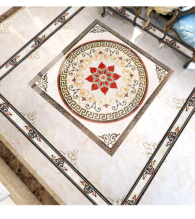 Azulejo de alfombra de cerámica, nuevo diseño, 1200x1200mm, porcelana pulida, artista, 120x120