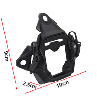 Adaptateur de support de casque tactique Tri-Claw Warfalcon, crochet, corde, compatible NVG, accessoires de chasse, unisexe, nylon + aluminium