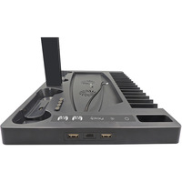 Support de rangement à fonction universelle pour jeu avec socle de ventilateur de refroidissement pour manette PS5