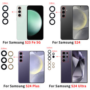 Lentille de caméra arrière de téléphone portable en gros Flex pour <span class=keywords><strong>Samsung</strong></span> S9 <span class=keywords><strong>S10</strong></span> Plus S20 Fe S21 S22 S23 S24 Plus Ultra Z Flip 2 3 4 5 Objectif de caméra - Product Image 3