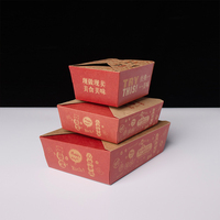 Boîte Bento jetable en kraft avec languette pliable, conteneur alimentaire à emporter, logo personnalisé OEM, vente en gros, boîte biodégradable