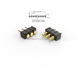 2 mét Pitch Plug-in 4pin nối POGO <span class=keywords><strong>pin</strong></span> thiết bị đầu cuối đầu mùa xuân <span class=keywords><strong>pin</strong></span> sạc Board nhà máy bán hàng trực tiếp - Product Image 4