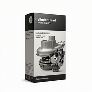 Culasse 34A01-02200 pour moteur diesel marin Mitsubishi S6B3, pièce de rechange aftermarket - Product Image 1