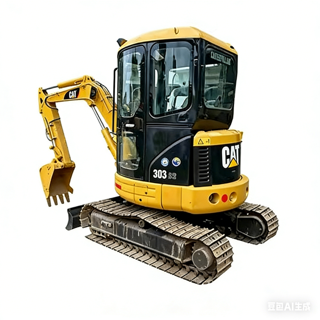 Used CAT303 3 Ton Mini Excavator (Caterpillar) Core Components Bearing & Motor-2024 Model with for Report