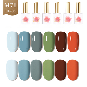 AILANUO HEMA FREE 15ml High Pigment Color Gel Polish Private Label Wholesale Nail Paint Gel Nail Polish Custom Logo for Nails - Product Image 1