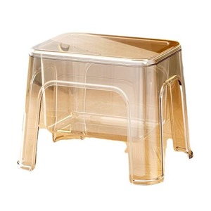 Tabouret multifonctionnel en plastique PET avec <span class=keywords><strong>rangement</strong></span>, antidérapant, pour enfants, pour la maison, la salle de bain, la cuisine, le salon - Product Image 1