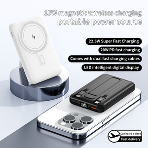 Venta caliente 10000mAh Banco de energía inalámbrico magnético-22,5 W PD Carga rápida, batería <span class=keywords><strong>externa</strong></span> portátil <span class=keywords><strong>para</strong></span> <span class=keywords><strong>iPhone</strong></span> - Product Image 6