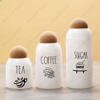 Pot en verre à haute teneur en borosilicate SINCERE 3 pièces avec pot de stockage scellé domestique en liège ensemble de stockage de fruits secs de grande capacité