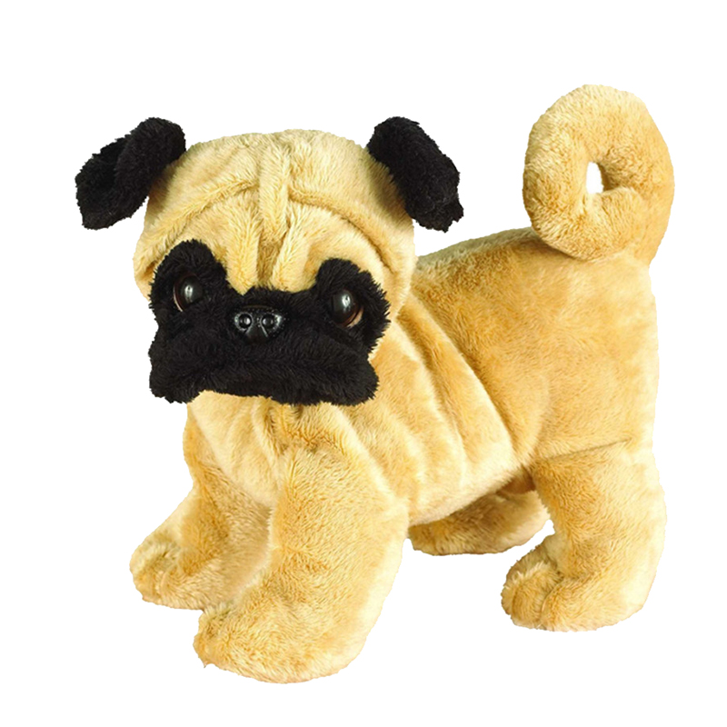 Adorables juguetes de peluche de perro Pug Personalizables y suaves