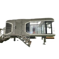 Maisons modulaires préfabriquées, maison en aluminium, capsule, produits à succès à des prix raisonnables, maison capsule spatiale de luxe