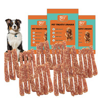 Friandises pour chiens riches en protéines viande promotionnelle personnalisée en gros d'usine collation pour animaux de compagnie canard