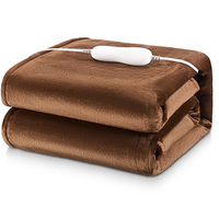 Vente flash - Plaid chauffant écologique 120w, lavable, pour l'hiver, couverture chauffante électrique