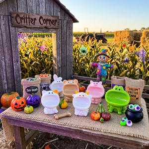 Figurine en résine Kawaii 3D Pastel Goth <span class=keywords><strong>Grand</strong></span> Bec d'animal, peinte à la main, pour tableau de bord de voiture, accessoires de décoration intérieure, vente en gros pour le jardin - Product Image 1