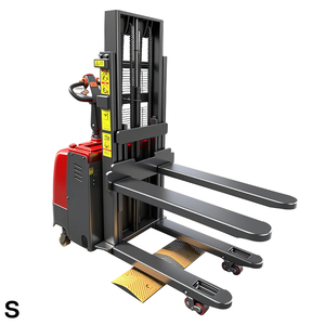 Rẻ hơn 1.5t Tự nâng đôi Stacker điện đầy đủ điện xe tải Pallet & xe nâng 3 mét đạt kép nâng động cơ - Product Image 3