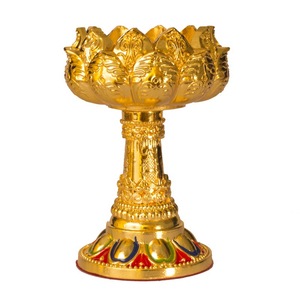 Lotus Shape bơ nến Đèn chủ cơ sở Tây Tạng Phật Giáo cầu nguyện gia công dịch vụ sản phẩm - Product Image 4