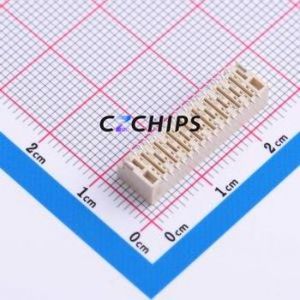 GHD-32AB Wire-to-Board Pin Header SMD,P=1.25mm Connector 2x16P 1.25mm Vertical Mount 32P - Product Image 2