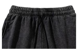 Custom Sweatsuit Cotton 2 Piece Summer Set <b>Man</b> Plain Acid Wash T <b>Shirt</b> Shorts Set - Product Image 5