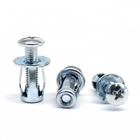 35pcs Mix M4 M5 M6 Jack Nut Expansion Rivets Nut Screw Bolt Kit Box untuk Dinding Berongga, Penjepit Kulit Besi, Jangkar Bentuk Kelopak, Sumbat