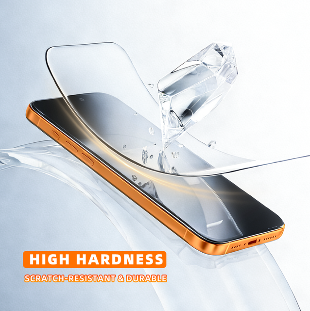 Dust-Free Installation HD Tempered Glass Auto-Alignment Perfect Fit for iphone