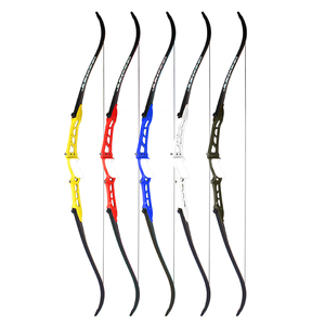 Recurve Démontable Arc Recourbé Démontable 60 - Puissance 20-60 Lbs, Bois, Droitier, Chasse/tir, Neuf Arbalète De Chasse
