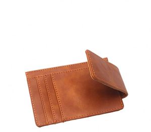 Anti-magnetic Clip Thin Suction Clasp Magnetic Snap Business Bank <b>Card</b> <b>Holder</b> Multiple <b>Card</b> Slots Portable Small Wallet - Product Image 3