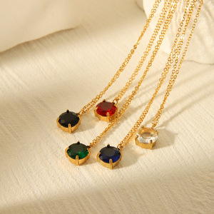 Popular estilo Ins para mujer, diseño de interés especial que combina con todo, acero de titanio, collar incrustado con diamantes que no se desvanece, accesorios para el cuello - Product Image 4