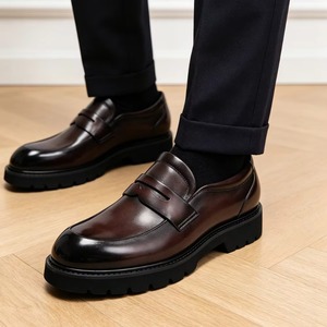 Vente en gros de mocassins pour hommes avec logo personnalisé, couleur personnalisée, service d'étiquetage, mocassins à enfiler pour hommes, chaussures décontractées pour affaires et loisirs - Product Image 1