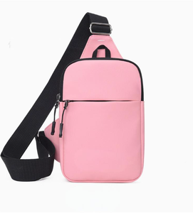 Bolso de pecho de moda coreana para mujer, diseño de bandolera de un solo hombro, cremallera, mochila impermeable de tela Oxford para exteriores - Product Image 4