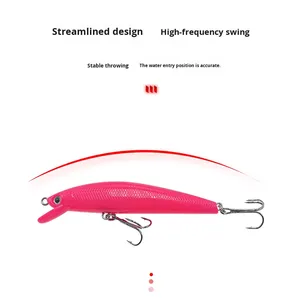 Ingrosso pesciolini galleggianti da 8.5cm/7.2g nuova <span class=keywords><strong>esca</strong></span> artificiale con <span class=keywords><strong>esca</strong></span> <span class=keywords><strong>finta</strong></span> e <span class=keywords><strong>finta</strong></span> a lunga fusione per pesci d'acqua salata spigola - Product Image 1