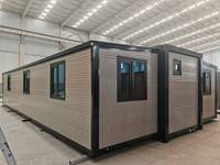 Contenedor de Vivienda Prefabricado de Acero Galvanizado, Resistente a Huracanes, de 20 y 40 Pies, con 3 Dormitorios Grandes, de Lujo, Expandible, Venta al Por Mayor