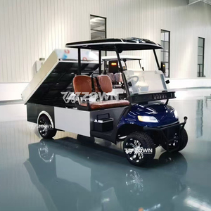 Carrito de Golf Eléctrico con Plataforma de Carga Inclinable para Entrega Diaria de Carga en Campus y Resorts - Product Image 6