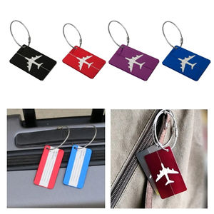Etiquetas de Equipaje Metálicas Sencillas para Mujer y Hombre, Identificador de Maleta, Etiqueta con Nombre, Accesorios para Viajes en Avión - Product Image 6