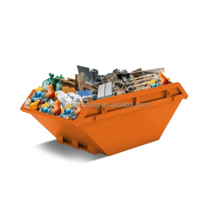 Bac à déchets en acier empilable de 8 m³ à ouverture supérieure, en acier au carbone Q345, robuste, pour les projets de recyclage des déchets en extérieur - Product Image 4