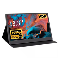 Extensor de pantalla Super Thin 13,3 ''2K 60Hz HD USB Tipo-C Interfaz Pantalla LCD IPS portátil para tableta/PC Laptop Mobile HD