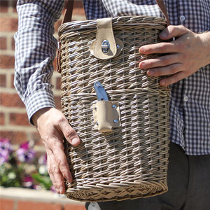 Grand pique-nique surdimensionné avec boîte à mouchoirs panier extérieur Portable rotin configuration romantique pour deux paniers en gros bon marché vides - Product Image 2