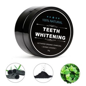Poudre blanchissante pour les dents au <span class=keywords><strong>charbon</strong></span> de bois avec coque de noix de coco activée et <span class=keywords><strong>charbon</strong></span> de bambou, poudre dentaire noire pour éliminer les taches de fumée - Product Image 1