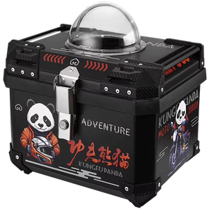 Portador de mascotas, portátil, resistente a la intemperie, motocicleta, <span class=keywords><strong>perro</strong></span>, mascota, motocicleta, caja trasera - Product Image 4