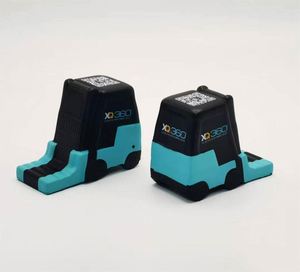 Jouets anti-stress en mousse PU en forme de chariot élévateur avec logo personnalisé, jouets anti-stress publicitaires de marque pour la promotion - Product Image 1