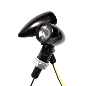 Emark Universal Fit Bullet Shape อลูมิเนียมความสว่างสูงรถจักรยานยนต์ LED สัญญาณไฟเลี้ยว - Product Image 2