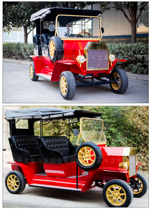 <span class=keywords><strong>Voiture</strong></span> électrique rouge vintage 4 places pour visites touristiques, navette, défilés de <span class=keywords><strong>mariage</strong></span>, événements et expositions – <span class=keywords><strong>Voiture</strong></span> classique - Product Image 3
