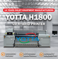 Pour Yotta YC2500Hr hybride publicité extérieure imprimante UV 1.8m/2m/2.5m/3.2m toile industrielle vinyle rouleau à rouleau imprimante à jet d'encre